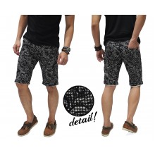 Celana Pendek Batik Pixel Pattern
