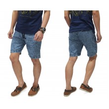 Celana Pendek Denim Root Wash Blue
