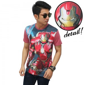 Kaos Superheroes Iron Man Hulkbuster Soft Red