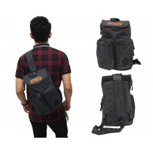 Shoulder Bag Kangaroo Dark Grey