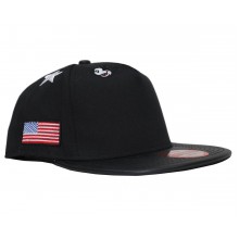 Topi Snapback Micky Mouse Planet Black