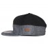 Topi Snapback Two Tone Black