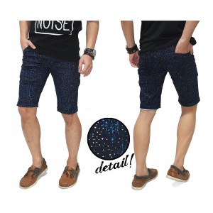 Celana Pendek Paint Splash Pattern Black
