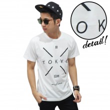 Kaos Tokyo Kanji White