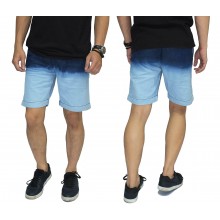 Celana Pendek Denim Gradation Wash Blue