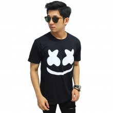 Kaos Dj Marshmello Face Black