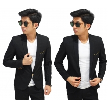 Blazer Formal Pocket List Gold Black