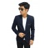 Blazer Formal Pocket List Gold Navy