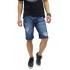 Celana Pendek Jeans Ripped Cutoff Blue