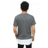 Longline T-Shirt Two Tone Zipper Grey