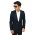 Blazer Formal Basic Dark Navy