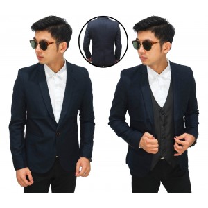 Blazer Formal Basic Dark Navy