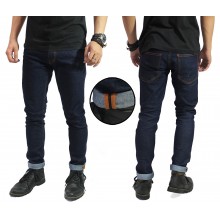 Celana Jeans Blue Rigid Indigo With Ribbon List
