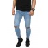 Celana Jeans Ripped On Knee Light Blue