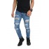 Jeans Ripped Damage Destroyed Blue