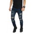 Jeans Ripped Damage Destroyed Dark Indigo