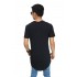 Longline T-Shirt Basic Black