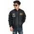 Jaket Bomber Star Army Black