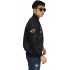 Jaket Bomber Star Army Black