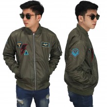 Jaket Bomber Tempur Air Force Dark Green
