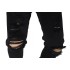 Jogger Jeans Ripped Soft Damage Black