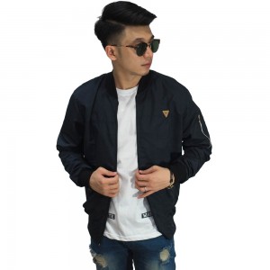 Jaket Bomber Parasut Basic Dark Navy