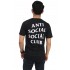 Kaos Anti Social Social Club Black