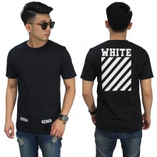 Kaos Off White Diag Black