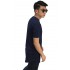 Longline T-Shirt Basic Navy