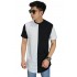 Longline T-Shirt Black And White