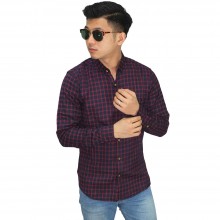 Kemeja Flanel Brodie Tartan Navy