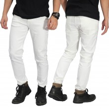 Celana Jeans Skinny Putih Polos