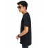 Longline Asymmetric T-Shirt Black