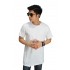Longline Asymmetric T-Shirt White