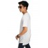 Longline Asymmetric T-Shirt White