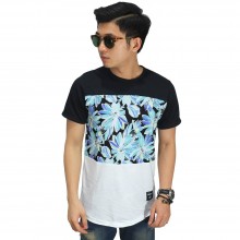 Three Blocking Floral Tee