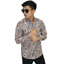 Kemeja Batik Ethnic Leaf