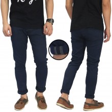 Celana Panjang Chino With Ribbon List Navy
