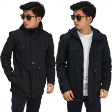 Jaket Parka Cool In Canvas Black