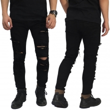 Jeans Ripped Extra Damage Black