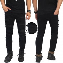 Jeans Ripped Extreme With Inner Black