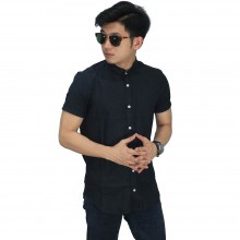 Kemeja Pendek Basic Black