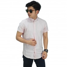 Kemeja Pendek Basic Soft Pink