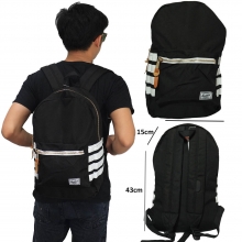 Tas Backpack Four Stripe Black