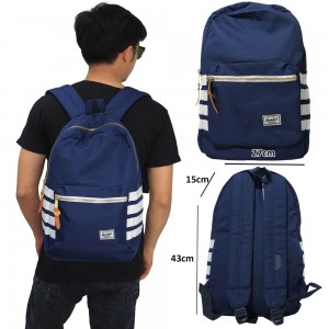 Tas Backpack Four Stripe Navy