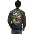 Jaket Bomber Sukajan Japan Dragon Mountain Dark Green