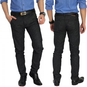 Celana Formal Chino Wool Black