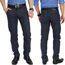 Celana Formal Chino Wool Blue