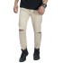 Celana Jeans Ripped On Knee Khaki