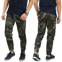 Celana Jogger Chino Cargo Camouflage Army